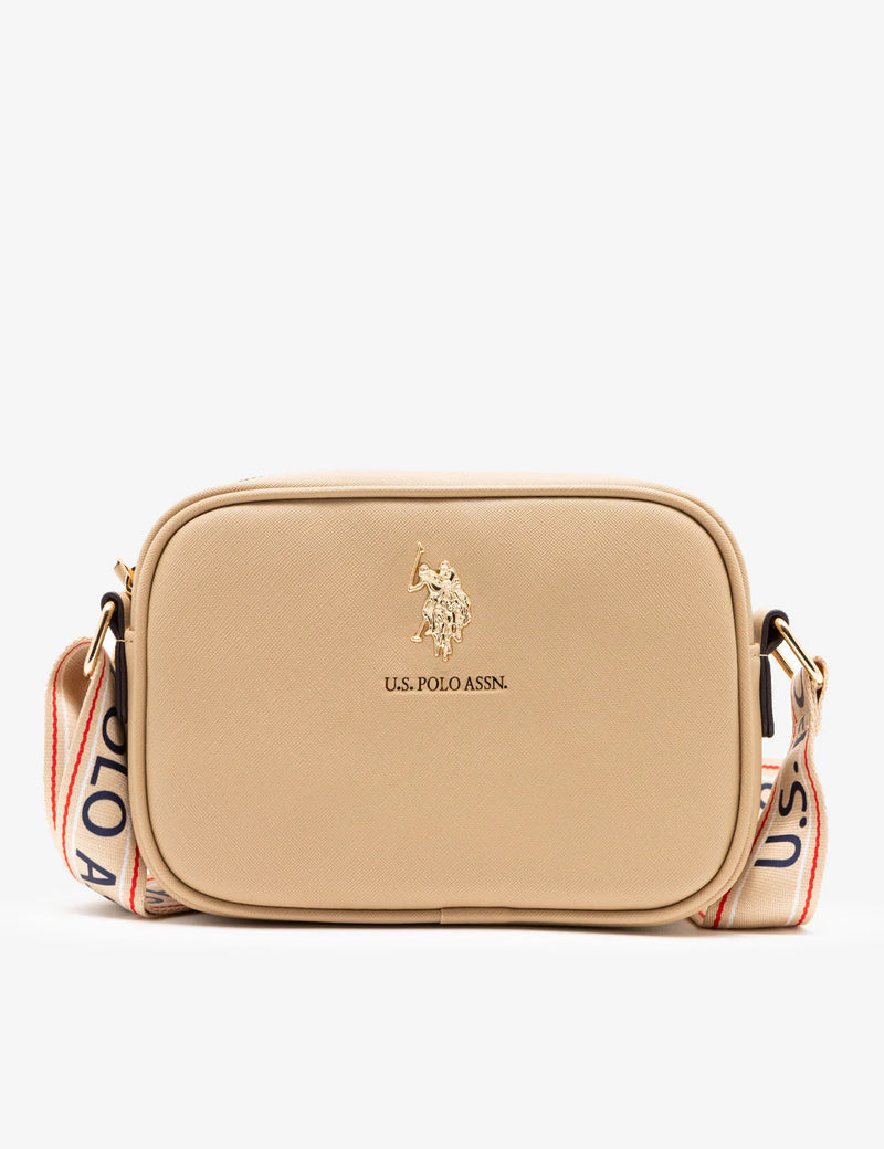 CLASSIC ZIP CROSSBODY BAG (TAN) - Disponivel