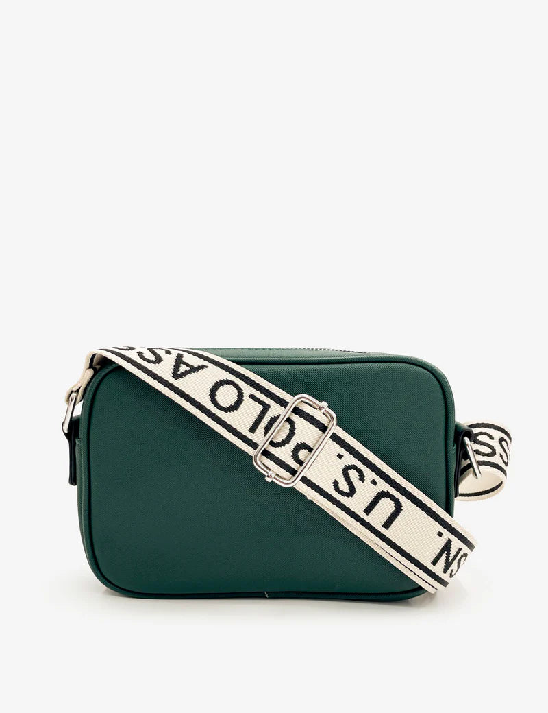 CLASSIC ZIP CROSSBODY BAG (Grass Green)