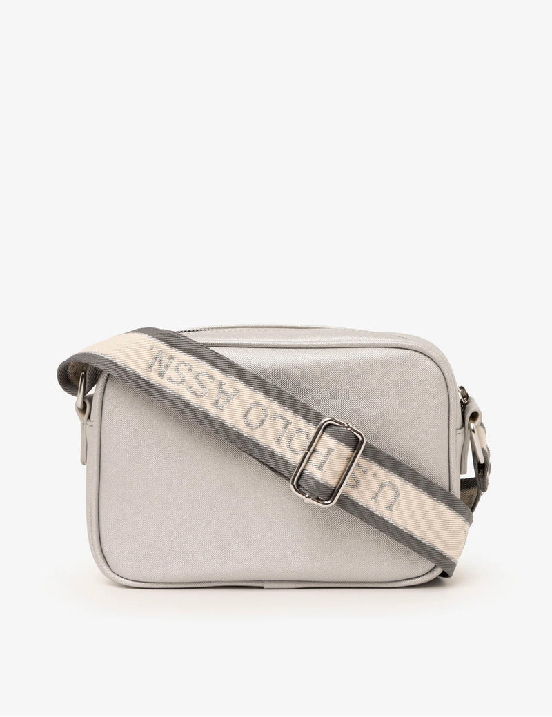 CLASSIC ZIP CROSSBODY BAG WITH POUCH (Silver) em Portugal