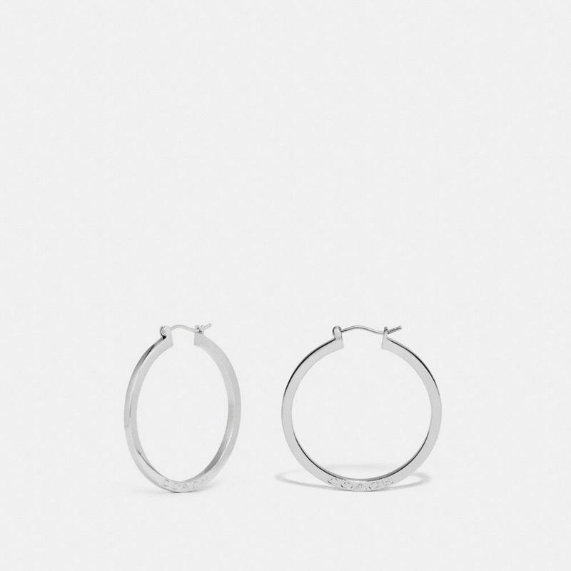 Hoop Earrings (Silver)