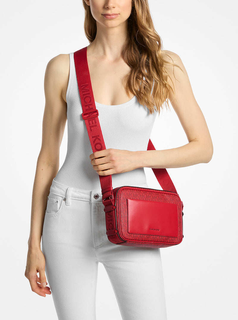 MICHAEL Michael Kors SCARLETT XBODY - Borsa A Mano - Mulberry/rosso
