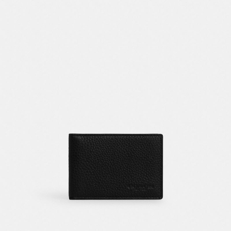 Compact Billfold Wallet (Gunmetal/Black)