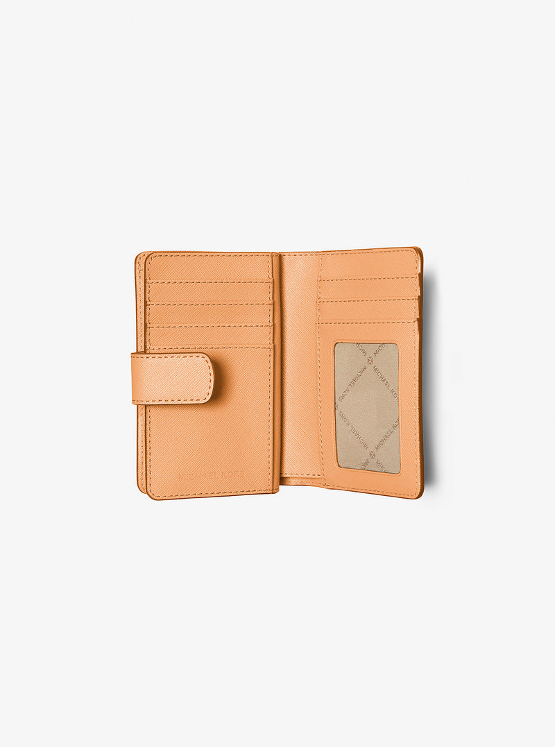 Medium Crossgrain Leather Wallet (CIDER)