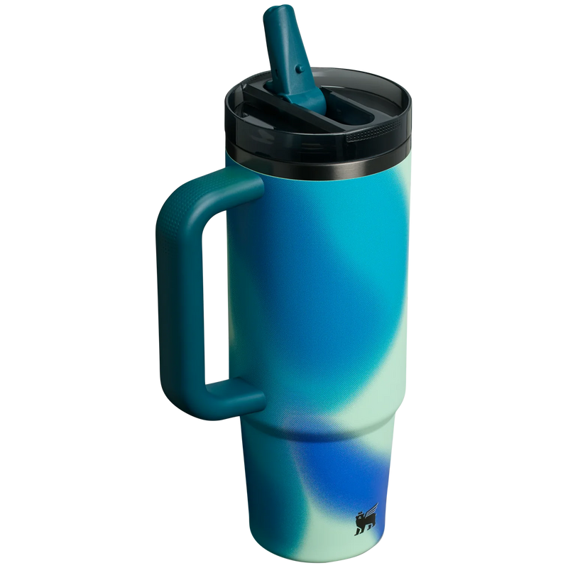 The New Frequency Quencher ProTour Flip Straw Tumbler | 30 OZ | 0.88L (Coastal Teal Motion)