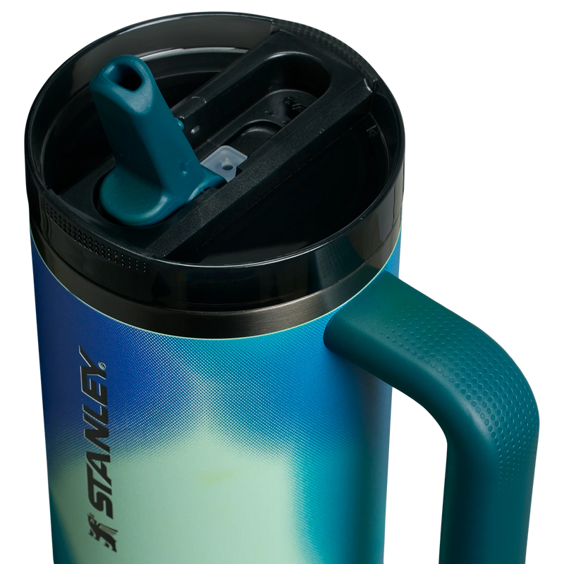 The New Frequency Quencher ProTour Flip Straw Tumbler | 30 OZ | 0.88L (Coastal Teal Motion)