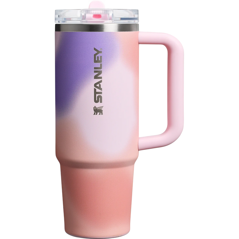 The New Frequency Quencher ProTour Flip Straw Tumbler | 30 OZ | 0.88L (Rose Petal Motion)