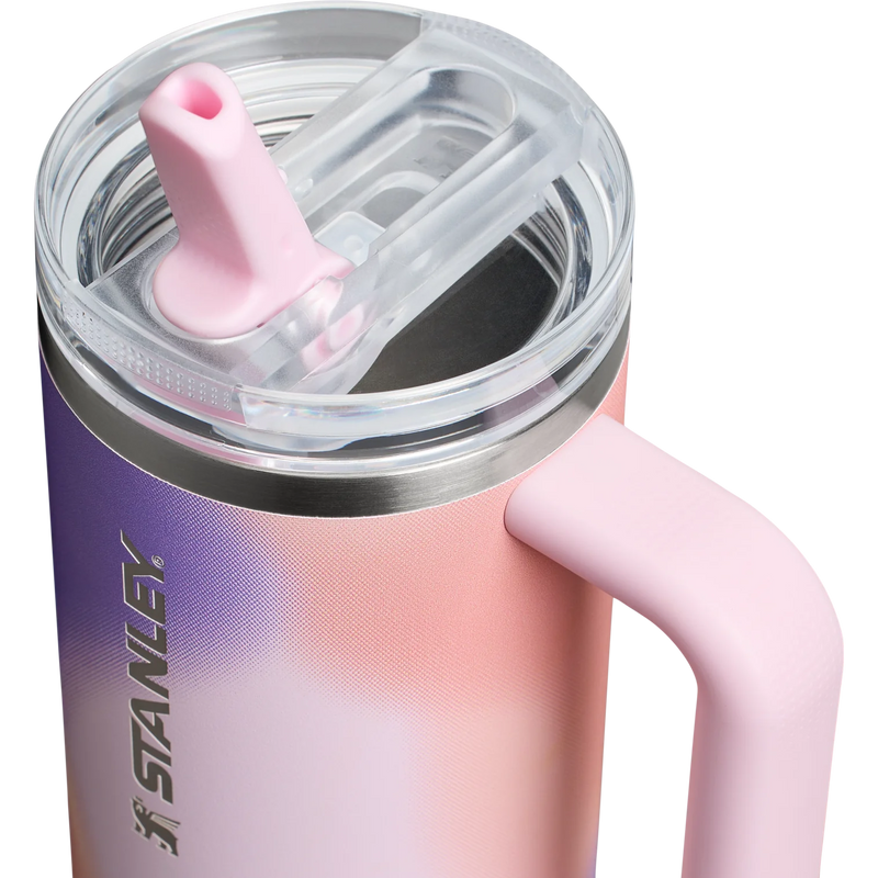 The New Frequency Quencher ProTour Flip Straw Tumbler | 30 OZ | 0.88L (Rose Petal Motion)