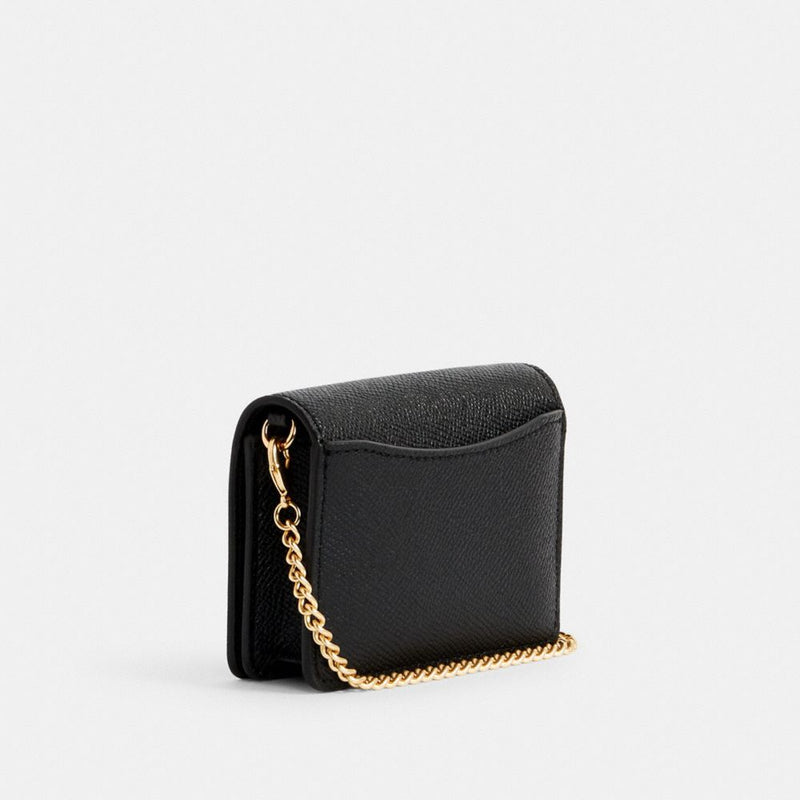 Mini Wallet On A Chain (Gold/Black)