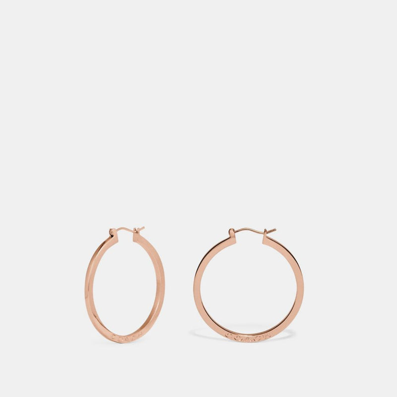 Hoop Earrings (Rose Gold)